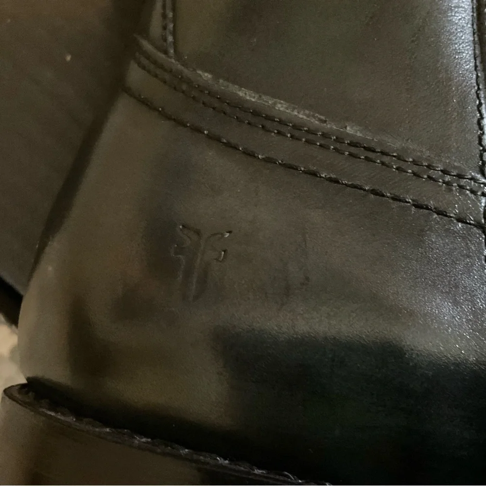 New Frye Sawyer Inside Zip 80304 Vintage Black Boots Mens Sz 8.5 M